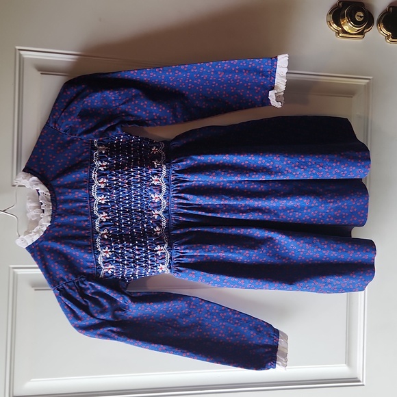 Polly Flinders Other - Vintage Polly Flinders Dress Size 6X Color Blue